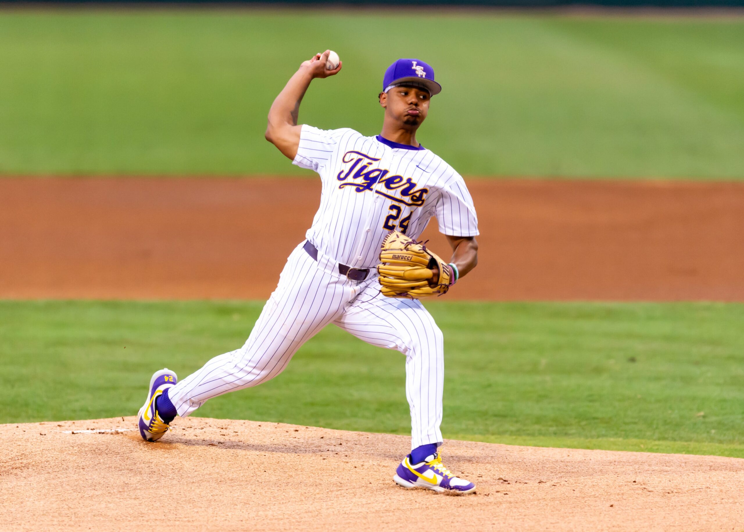 LSU pitcher Anthony Eyanson reflects on growing up UCLA fan ahead of CWS start against Bruins