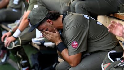 Vanderbilt players upset following a loss.