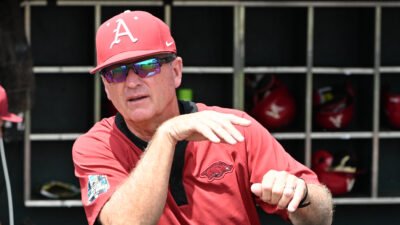 Arkansas head coach Dave Van Horn.