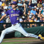 Kade Anderson led LSU to a Game 1 win on Saturday night in Omaha.