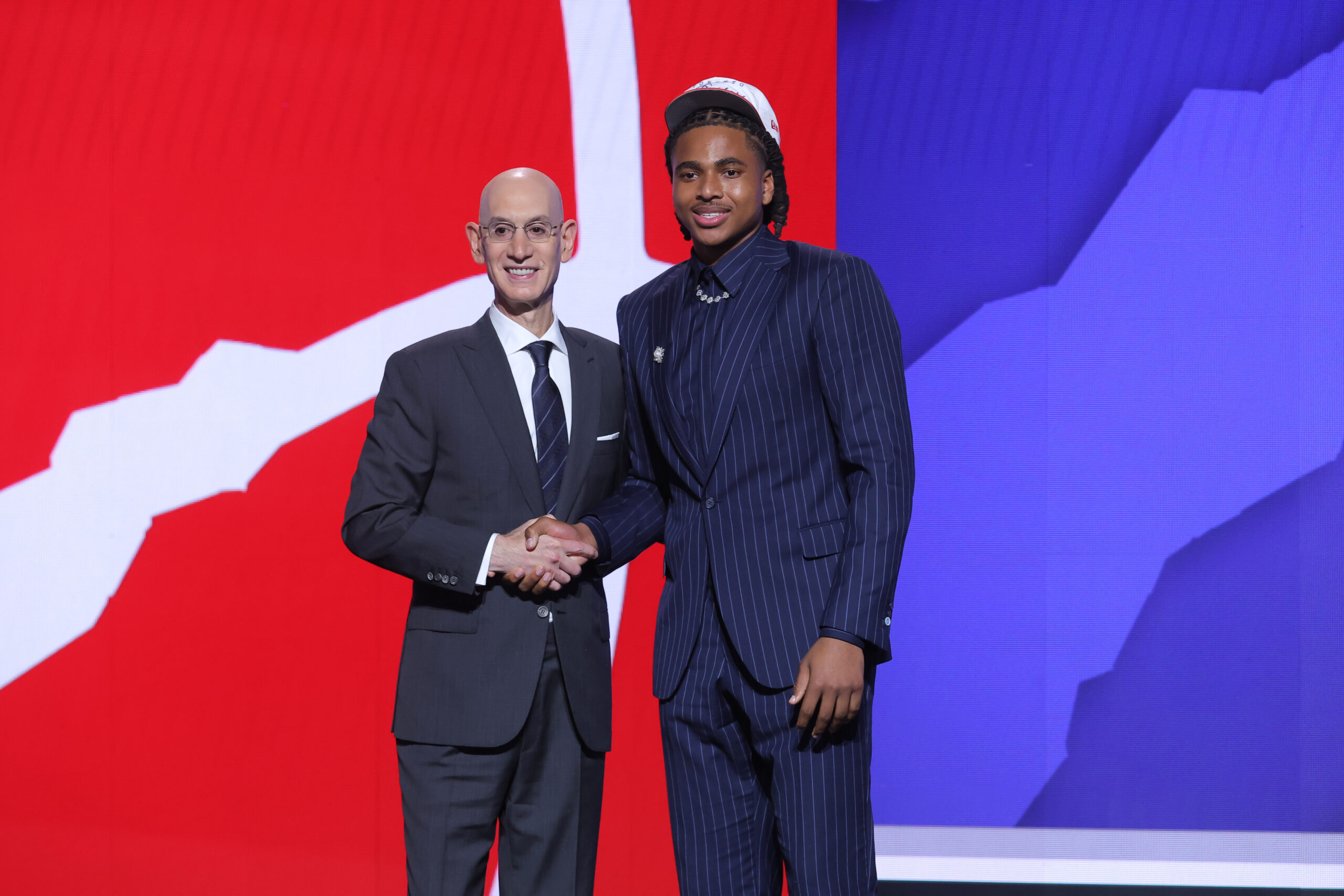 Collin Murray-Boyles appears to drop f-bomb after being drafted by Raptors