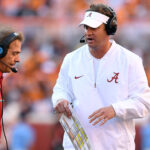 Nick Saban and Lane Kiffin.