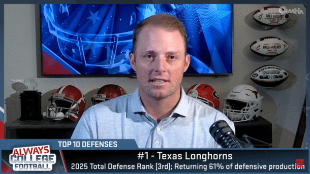 Greg McElroy highlights ‘off the charts’ star power on Texas defense