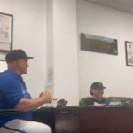 Jac Caglianone learns of his call-up.