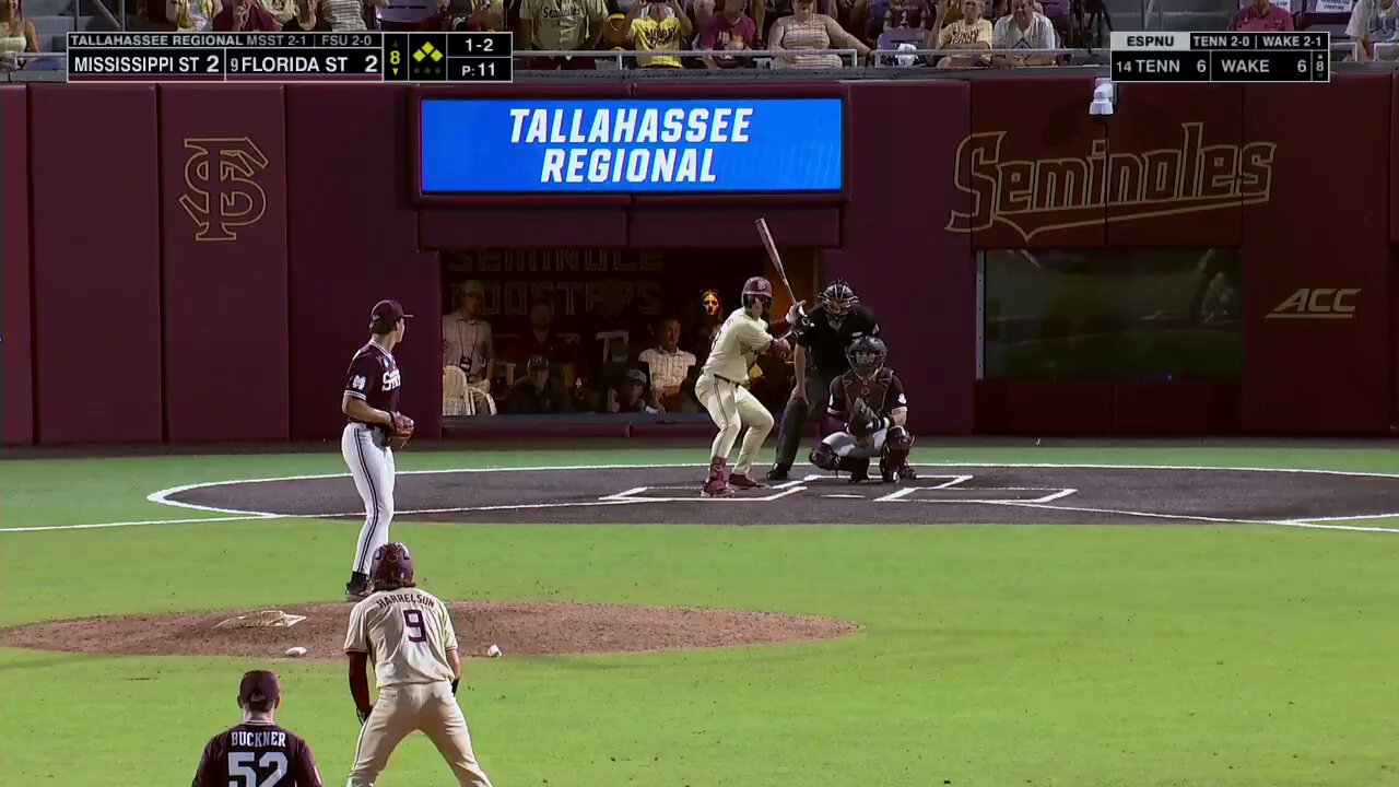 Florida State rallies to defeat Mississippi State, win Tallahassee Regional
