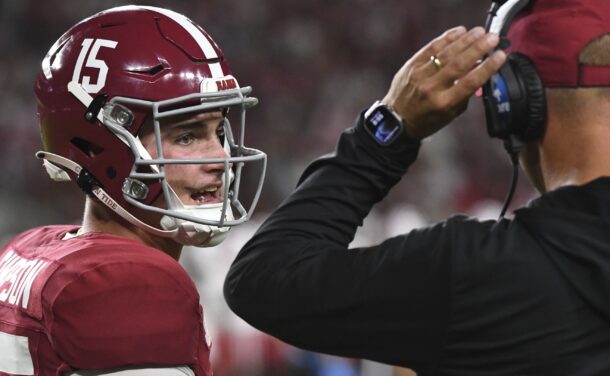 Ty Simpson is in line to be Alabama's QB1.