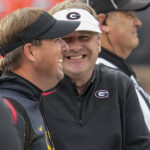 Eli Drinkwitz and Kirby Smart
