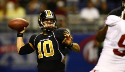 Chase Daniel attempts a pass during his Mizzou career.