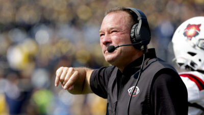 Butch Jones coaches Arkansas State.