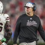 Mississippi State head coach Jeff Lebby.