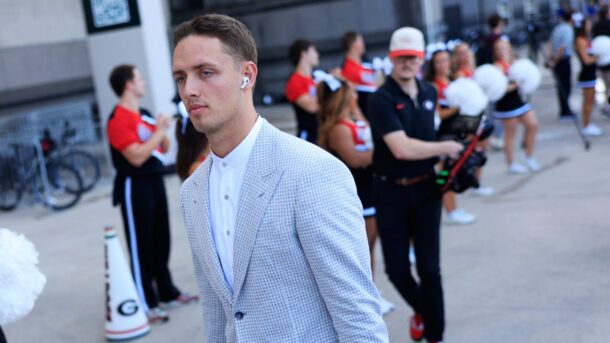 Former Georgia QB Carson Beck.