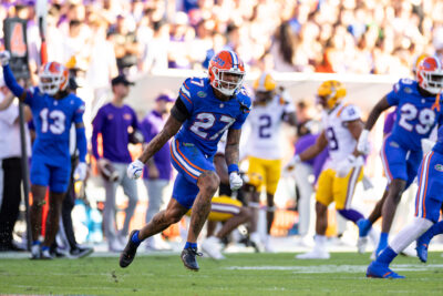 Dijon Johnson shown during Florida-LSU game.