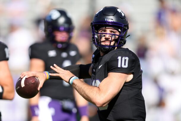 TCU quarterback Josh Hoover