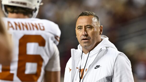 Texas head coach Steve Sarkisian.