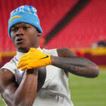 Wide receiver DJ Chark with the Los Angeles Chargers.