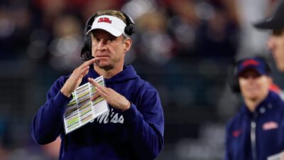 Lane Kiffin coaches.