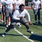 Offensive line prospect Da'Ron Parks.