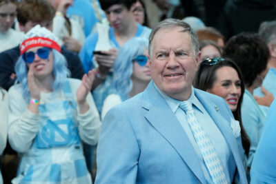 Bill Belichick at the Dean Smith Center.