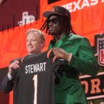 Shemar Stewart at the NFL Draft.