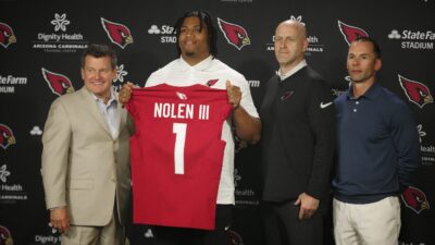 Walter Nolen III shown after NFL Draft.
