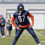 Luther Burden III with the Chicago Bears.