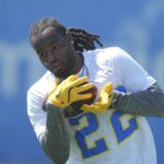Chargers running back Najee Harris.