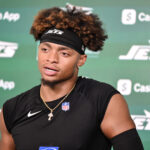 Justin Fields with the New York Jets.