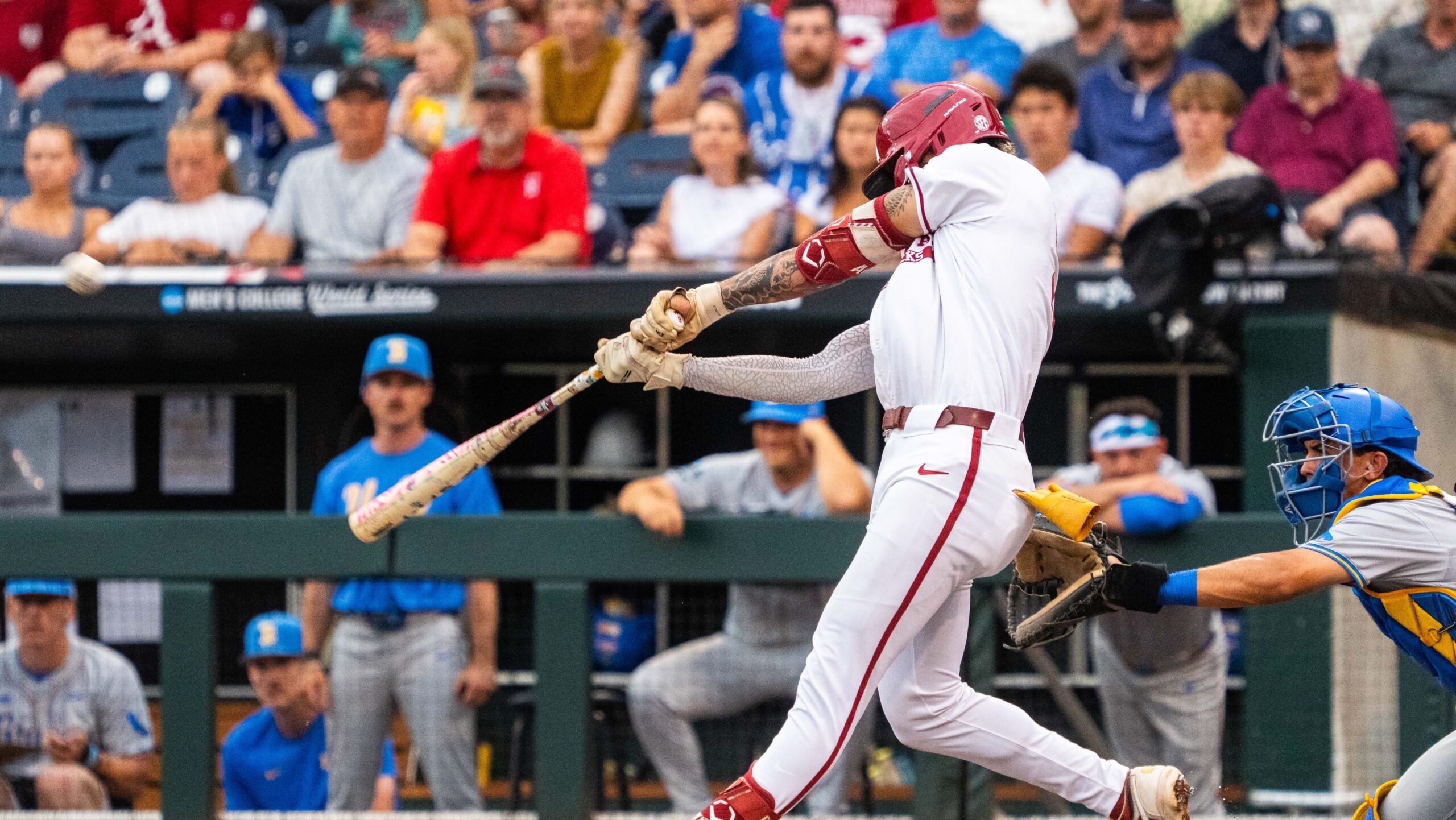 Wehiwa Aloy, Golden Spikes winner from Arkansas, selected in 2025 MLB Draft