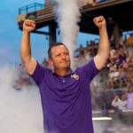 LSU baseball coach Jay Johnson.