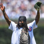 Alvin Kamara at Wrigley Field.