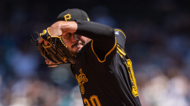 Pittsburgh Pirates star Paul Skenes.