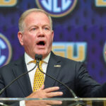 LSU head coach Brian Kelly.