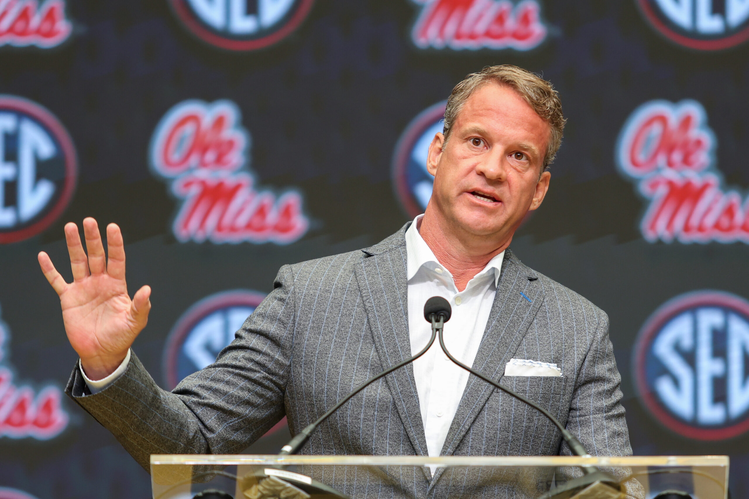 Lane Kiffin identifies the Ole Miss position with the &lsquo;best depth&rsquo;