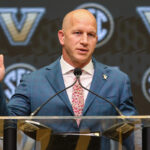 Vanderbilt coach Clark Lea.