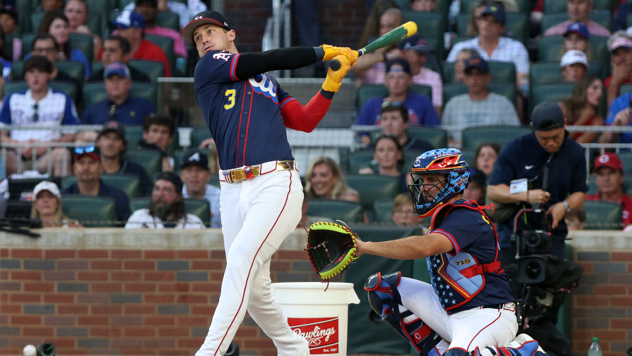 Brent Rooker eliminated from Home Run Derby by less than 1 inch