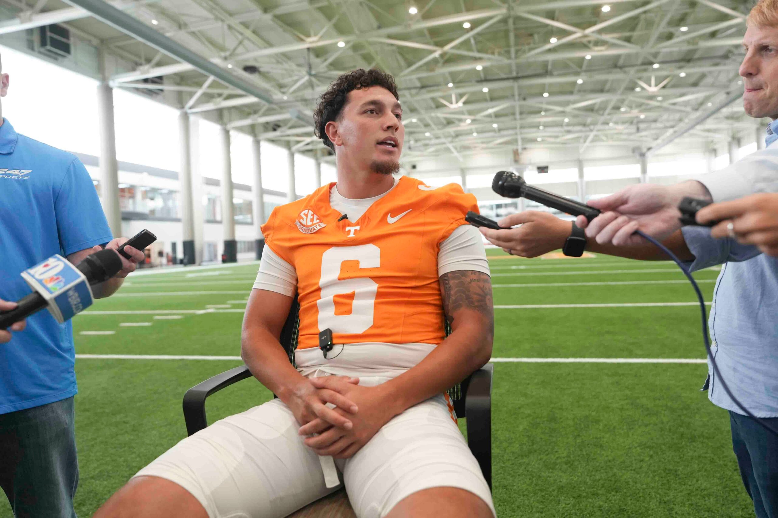 New Tennessee QB Joey Aguilar blown away with how welcoming Vols fans have been New Tennessee QB Joey Aguilar blown away with how welcoming Vols fans have been