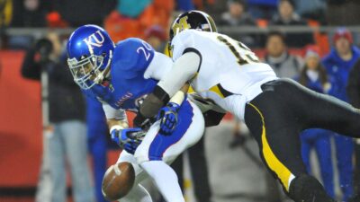 Kansas and Missouri play football in 2011.