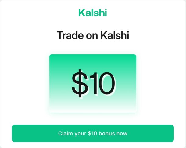 Kalshi Sign Up Bonus