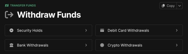Kalshi Payout Methods