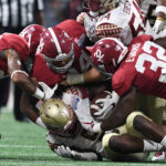 Alabama and Florida State play football.