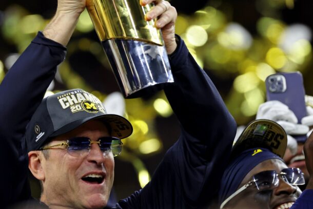 Former Michigan coach Jim Harbaugh