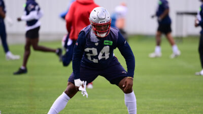 Joshuah Beldsoe with the New England Patriots.