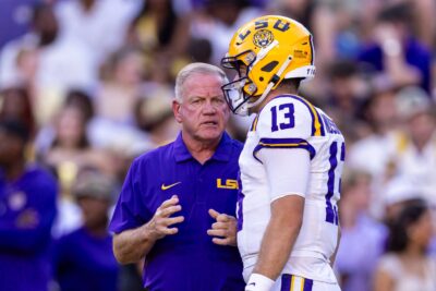 Brian Kelly is attempting to give LSU its first Week 1 win since 2019.