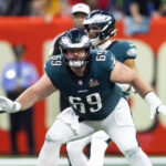 Former Alabama OL Landon Dickerson plays in the Super Bowl.