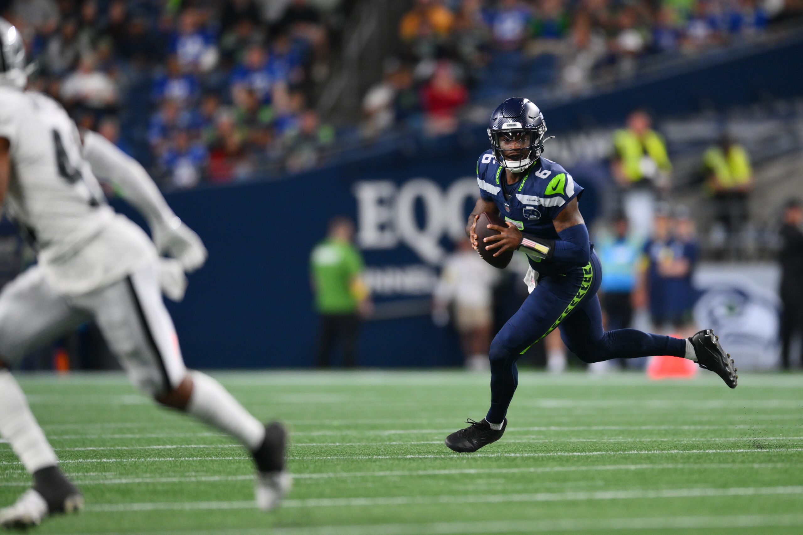 Jalen Milroe flashes in NFL preseason debut for the Seattle Seahawks