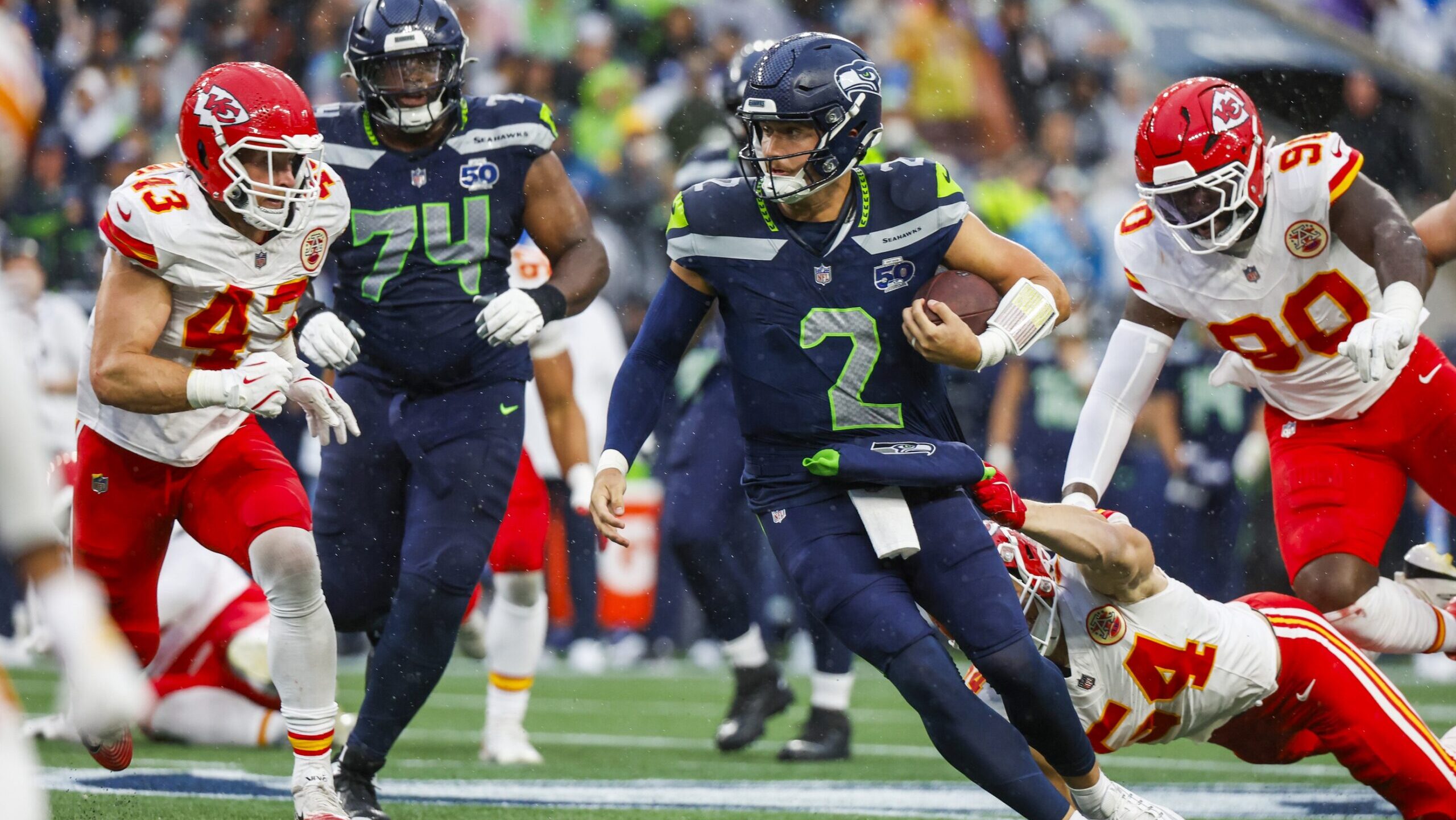 Drew Lock makes statement in QB2 battle with Jalen Milroe, helping Seahawks to win Drew Lock makes statement in QB2 battle with Jalen Milroe, helping Seahawks to win