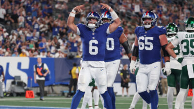 New York Giants quarterback Jaxson Dart.
