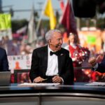 Lee Corso on the College GameDay set.