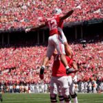 Ohio State players celebrate.
