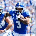 Seth McGowan runs the ball against Toledo.